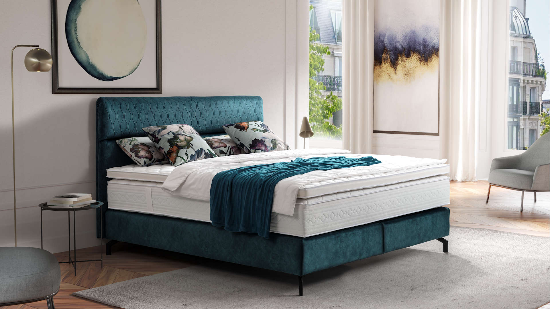 Boxspringbett modern Z22517-1
