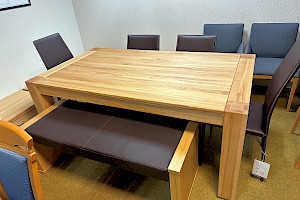 Massivholz-Esstisch Anna 180 x 100 cm