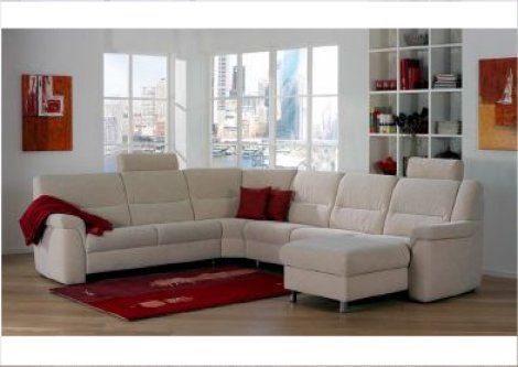 Polstergarnitur Z21951 - Stoffbezug, inkl. Komfort-Funktionen