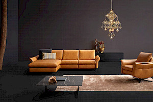 Polstergarnitur Z21952 - Leder, inkl. Funktion