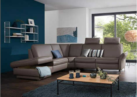 Polstergarnitur Z21958 - Leder, Relaxfunktion