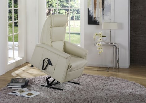 Fernseh- und Relaxsessel Z21984-1 - Leder, Maxi, mit Aufstehhilfe