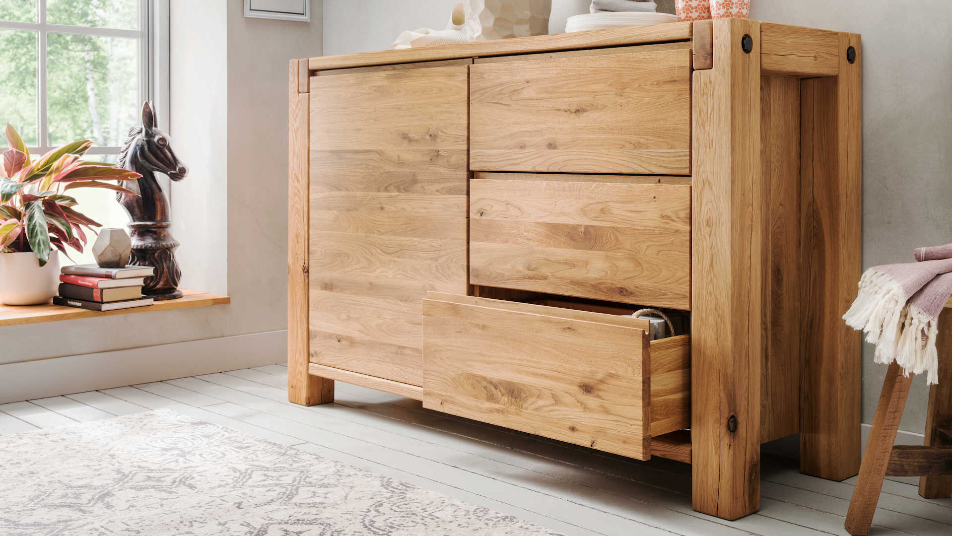 Balkenkommode Massivholz Z21914-3