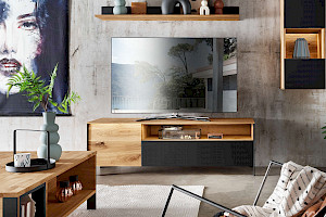 Wohnwand Massivholz Z21915