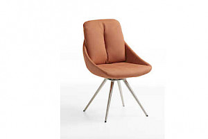 Esszimmersessel Z21996 - Spidergestell Edelstahl