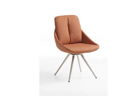 Esszimmersessel Z21996 - Spidergestell Edelstahl