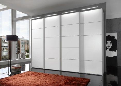 Kleiderschrank 4-türig Alpinweiß Z22060