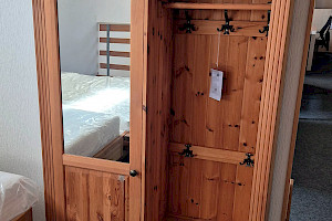 Massivholz-Garderobe Kiefer ca. B 126