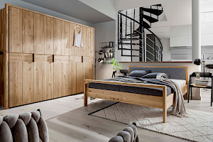 Schlafzimmer massiv Wildeiche Z22183