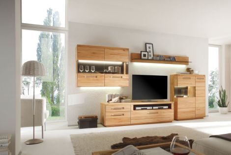 Wohnwand Z22167 - Eiche bianco massiv