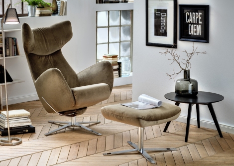 Einzelsessel Stoffbezug drehbar - Z22260