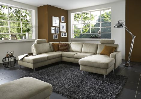 Polstereckgarnitur Z22310-1 - Stoffbezug, 1.5-2.5-Canape