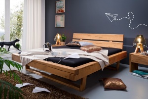 Balkenbett Massivholz Z21793