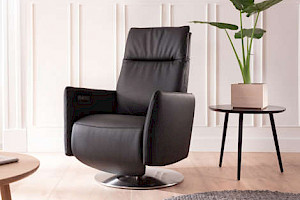 Drehsessel Z22357-2 - Leder, Aufstehhilfe