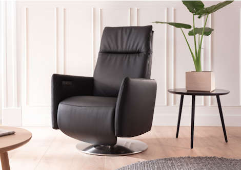 Drehsessel Z22357-2 - Leder, Aufstehhilfe