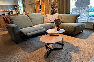 Polstergarnitur Empire in Feincord oliv