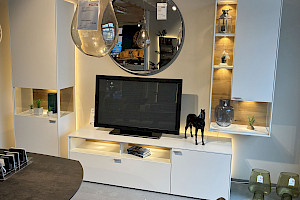 Wohnkombination VALLY von Venjakob in Lack weiß