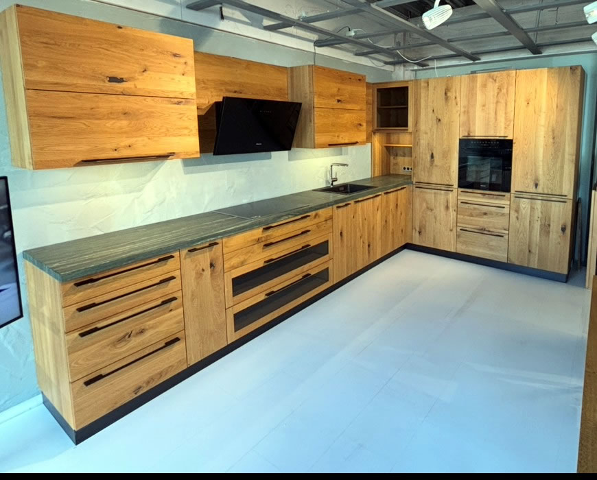 TEAM 7 Küche LOFT Vollholz Eiche -Wild geölt